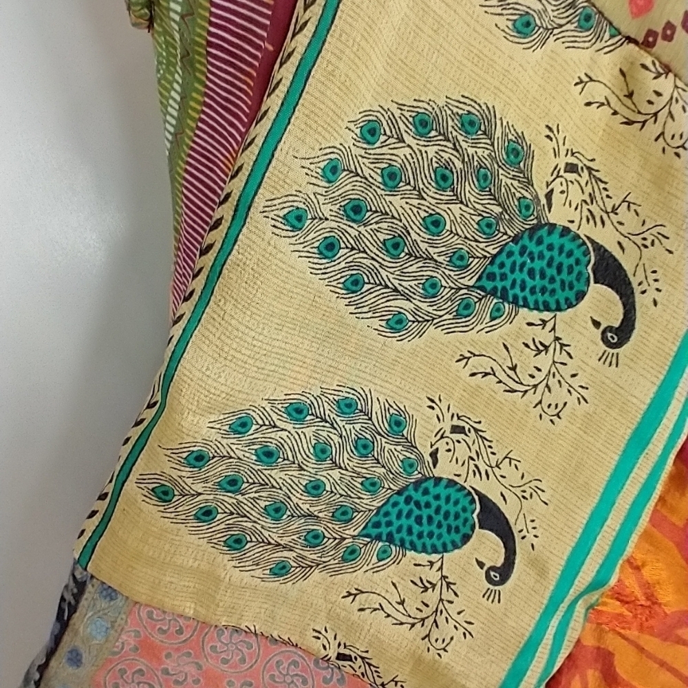 Patchwork Rayon Dress - image 5